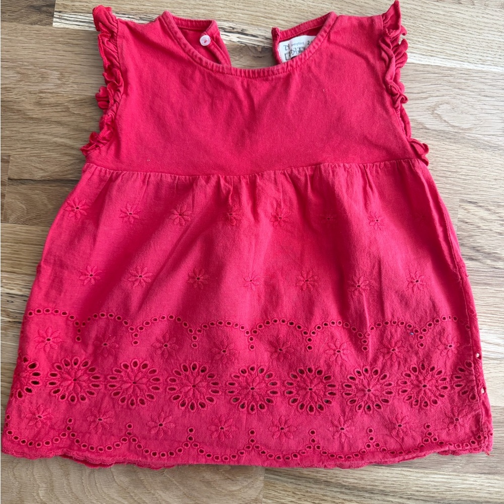 Girls Red Top 24-36 months